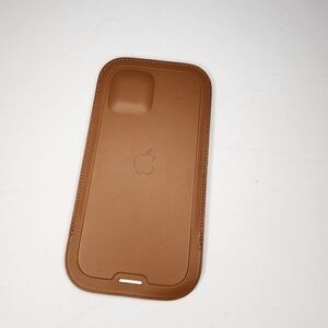 This is an Original Apple Leather sleeve with Magsafe designed to fit the iPhone